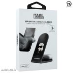 شارژر مگنتیک رومیزی کارل- magnetic desk charger karl lagerfeld