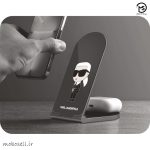 شارژر مگنتیک رومیزی کارل- magnetic desk charger karl lagerfeld